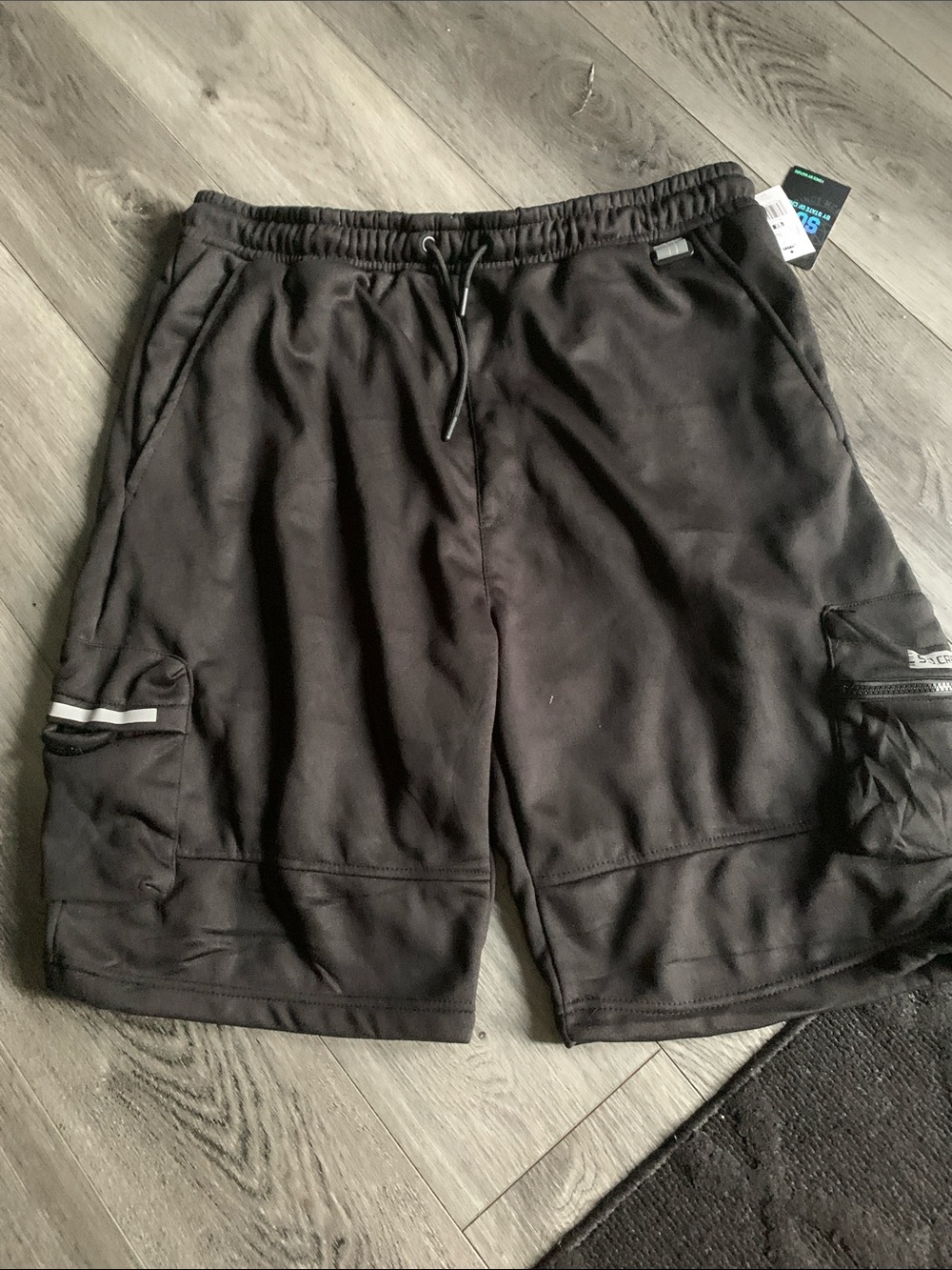 Mens state of crew black shorts 2xb